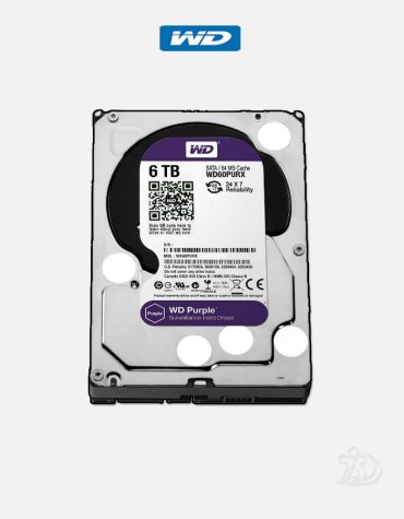 Western Digital Purple 6 TB 3.5 Inch SATA 5400 RPM Surveillance Hard Drive