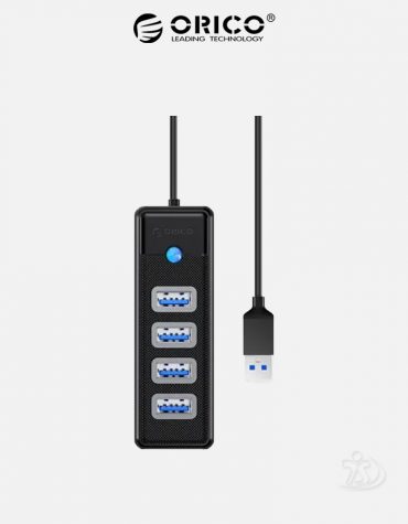 Orico PW4U-U3 4 Port USB-A To USB 3.0 Black HUB